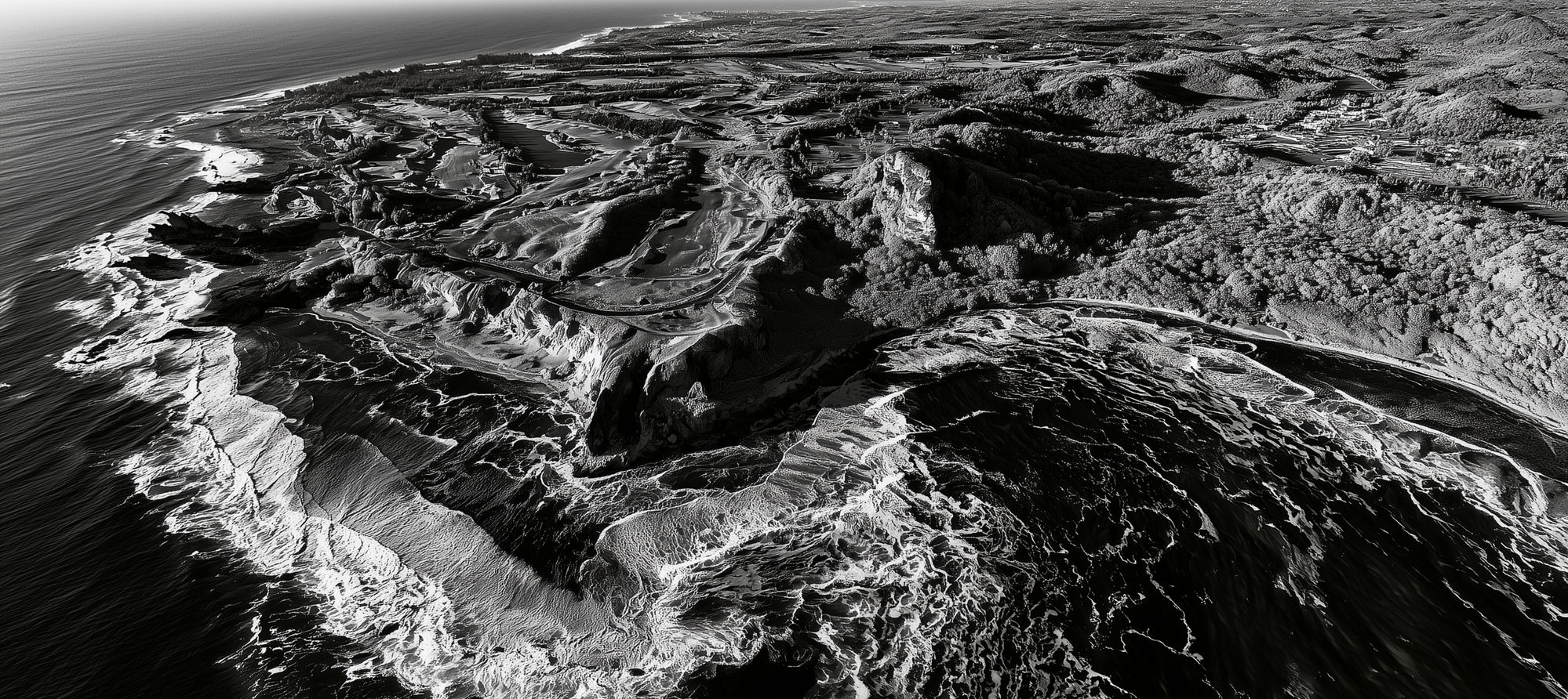 Aerial view of the Gestalt Partners headquarters coastline in Dorado, Puerto Rico